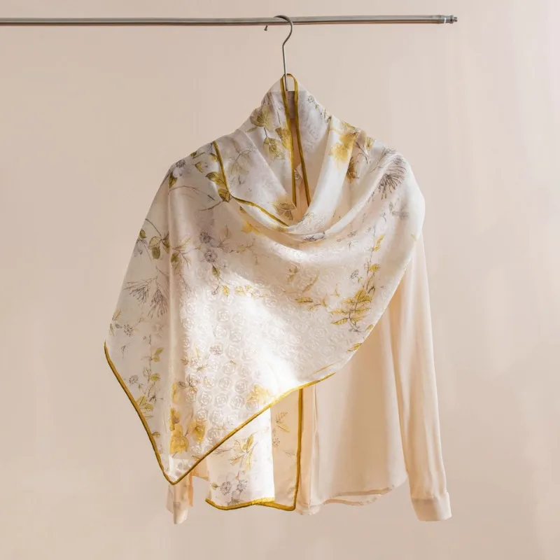 

100% mulberry silk scarf premium women's scarf