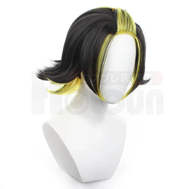 Blue Lock Anime Bachira Cosplay Wig Football Player Rose Net Synthetic Fiber Adjustable Size Heat Resistant Halloween fy1;
