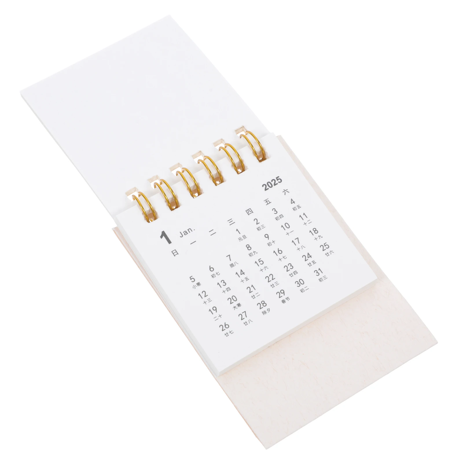 

Desk Calendar Notepad for Small Calander Decorative Daily Use Standing Flip Monthly Mini