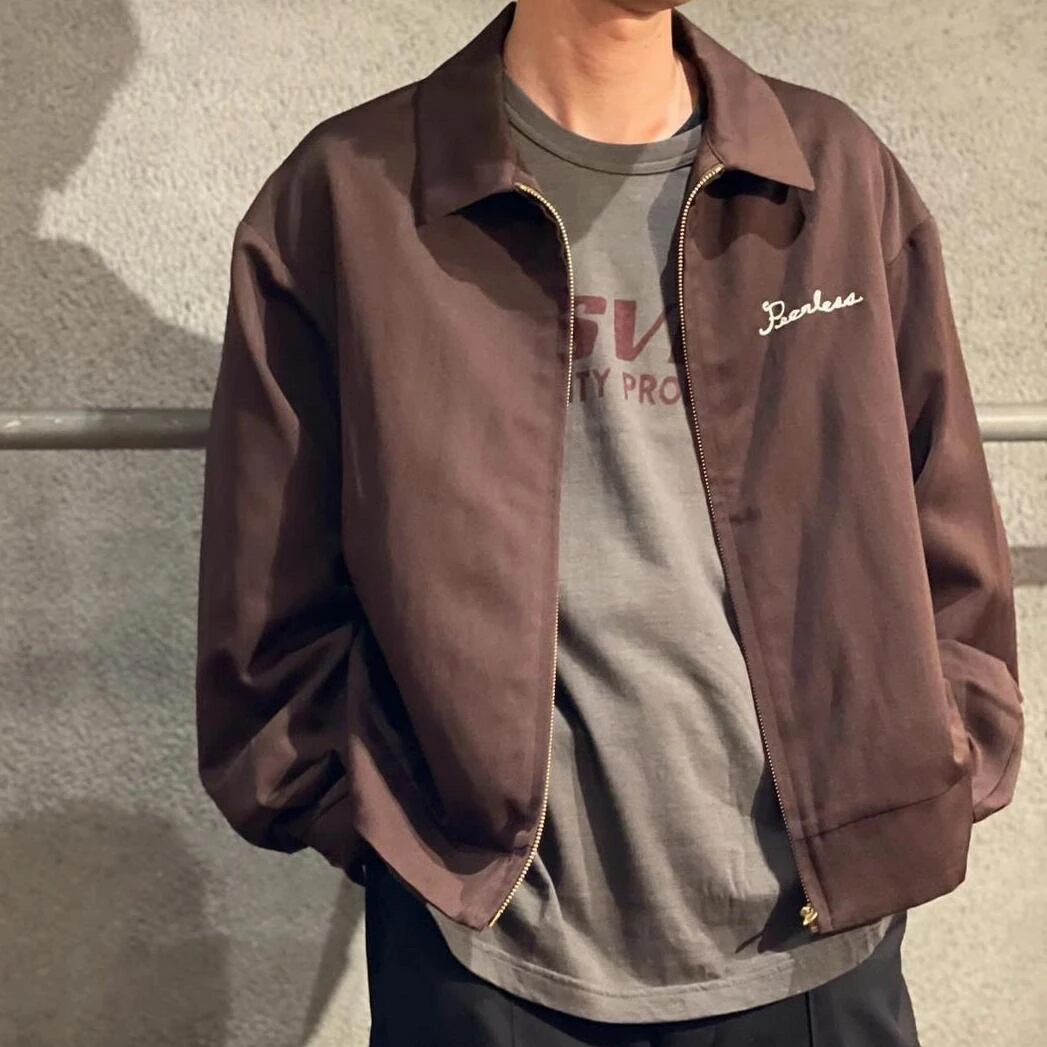 

Visvim 24AW Alcan Jkt Wool Blend Embroidered Zipper Jaet Busin Casual All Seasons Long Sve Retro Japanese Sle