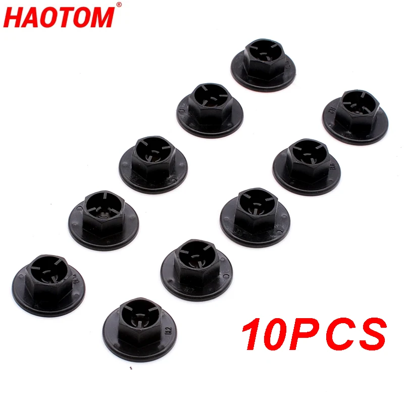 10X Car Fender Liner Mud Guard Nut Plug For Hyundai Elantra AD Tucson Santa Fe Solaris Kia Sedona Soul Optima Cadenza 8414526000