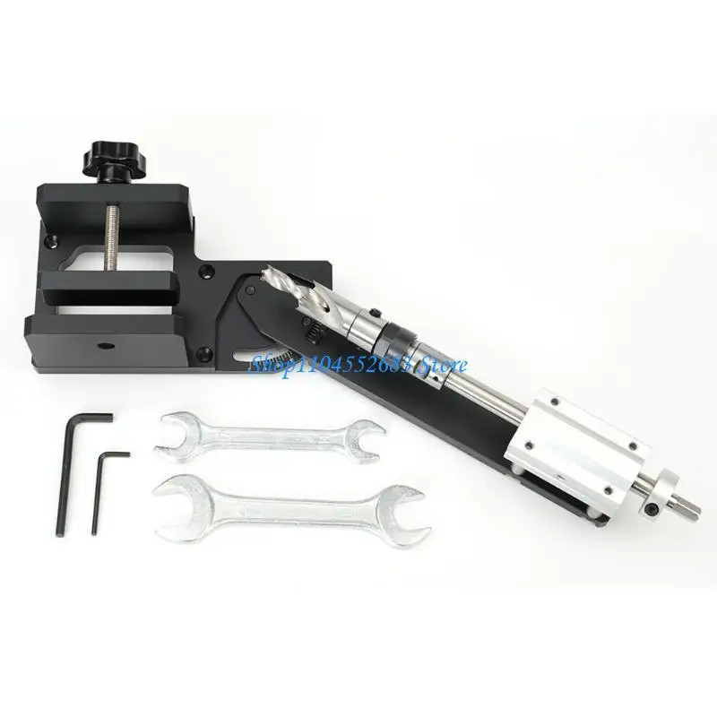 Y6GD ตัวระบุตำแหน่งการเจาะก้านกลมแบบปรับได้ 0-60 องศาสำหรับชั้นวางโค้ตไม้