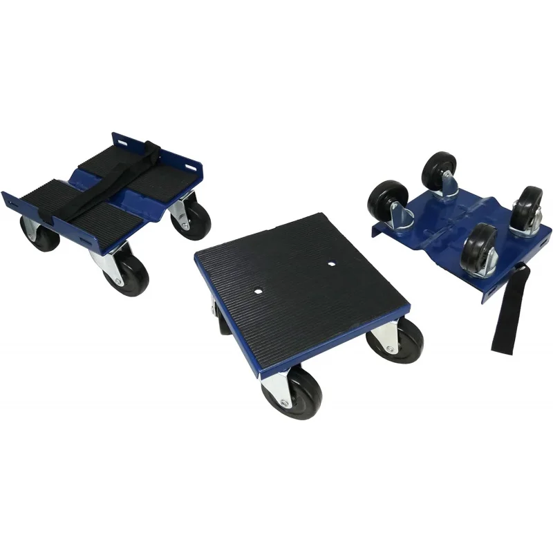 Hardware 9298 Snowmobile Dolly Set, 1000-lb Load Capacity , Blue