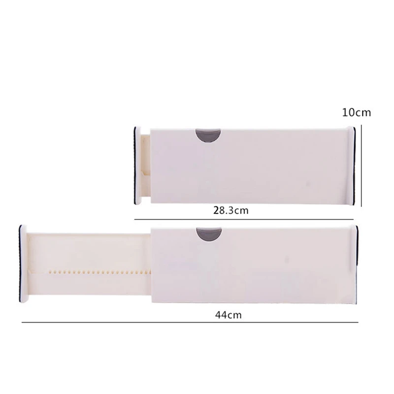 Divisor de cajones de 3 piezas, organizador ajustable retráctil de almacenamiento, separador de cajones de armario para cocina y dormitorio, S