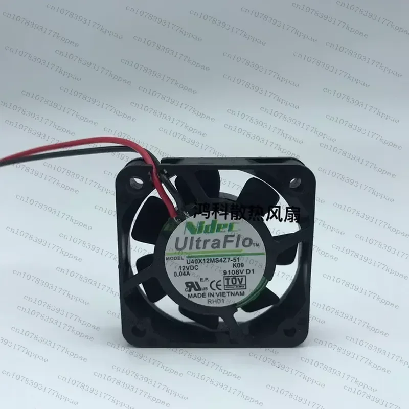 1PCS for Nidec 4cm 4010 12V 0.04A Genuine Japanese CPU Cooling Fan for Computer Motherboard North South Bridge Multi-platform