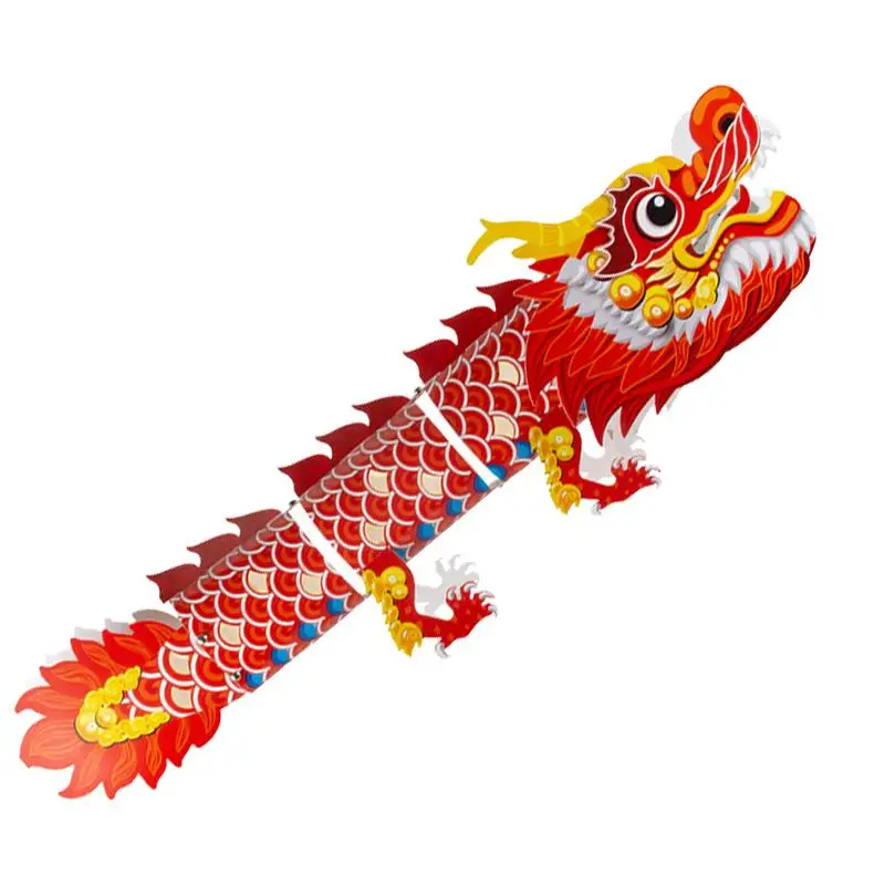 

Chinese New Year Handmade Lanterns Dancing Dragon DIY Handmade Chinese Lanterns Kits Traditional And Festive Celebrate Chinese