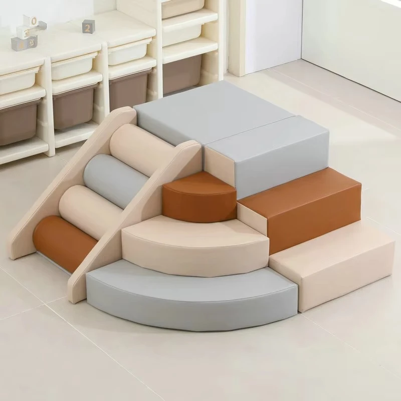 

Мягкие горки для спортзала и снаряжение для скалолазания, нейтральная мобильная детская игровая площадка из пенопласта, игровая модель для детей