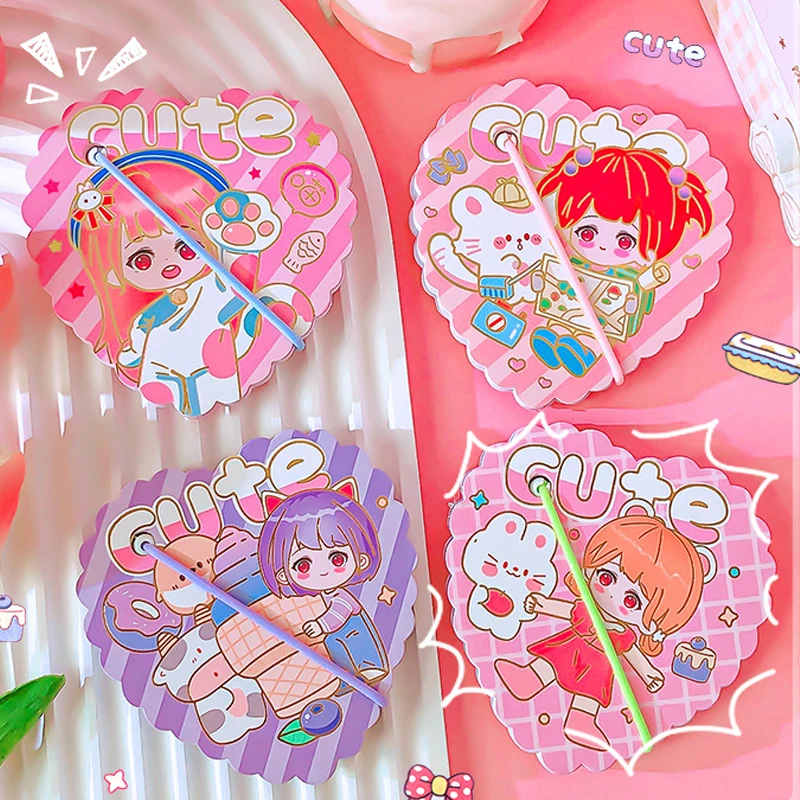 65Sheets Cute Special-shaped Sticky Notes Weekly Planner Sticky Notes Loose-Leaf Study Office Notepads Kids Mini Notebooks