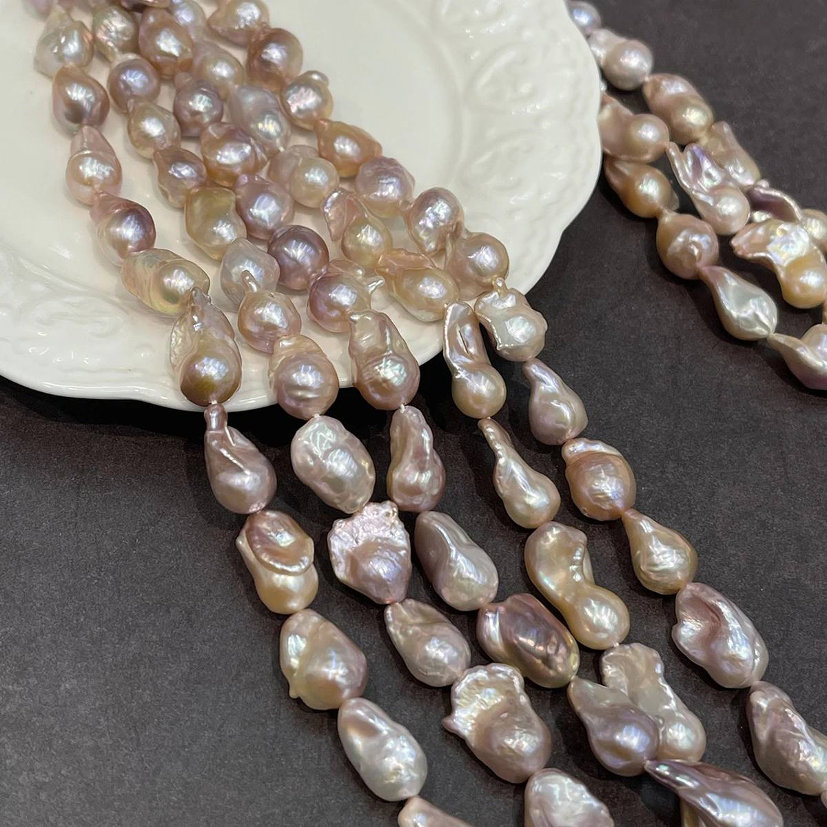 Rainbow Baroque Pearl Natural Freshwater Pearl 13x18mm For Jewelry Making DIY Necklace Bracelet Earrings Accessory