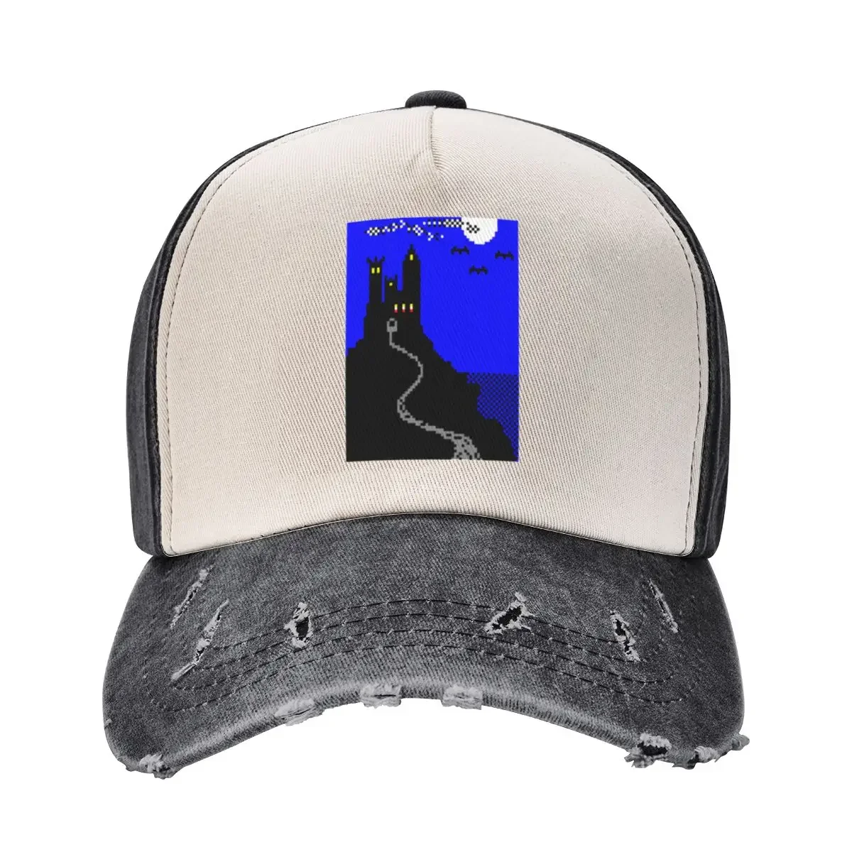 

Windows 95 Solitaire Card Back 'Castle' Pattern Baseball Cap tactical cap funny hat For Man Women's