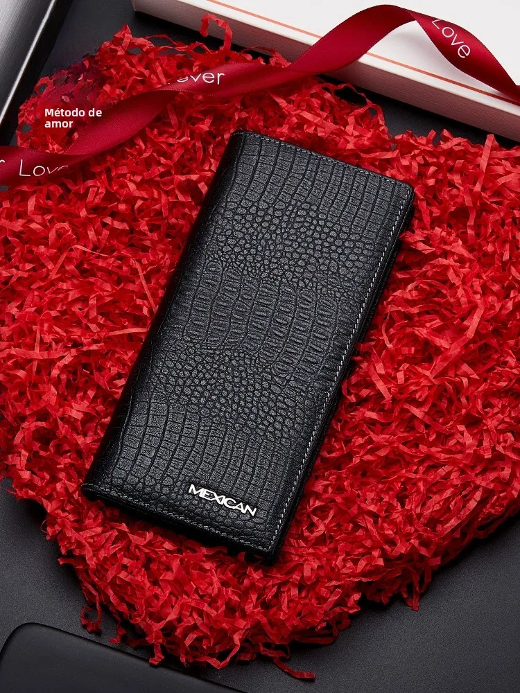 portafoglio-lungo-in-vera-pelle-per-uomo-motivo-coccodrillo-stile-semplice-e-alla-moda-business-giovanile-in-poliestere-2-scomparti-marca-messicana