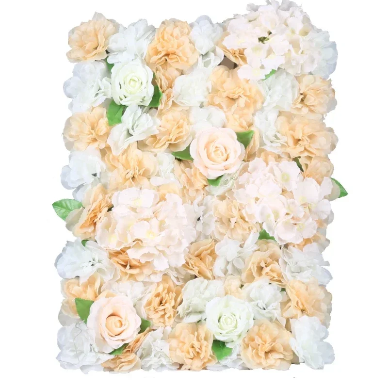 60CM Artificial Flower Wall 3D Background Wedding Supplies Photography Props Artificial Flower Weddings Decor Silk Flower