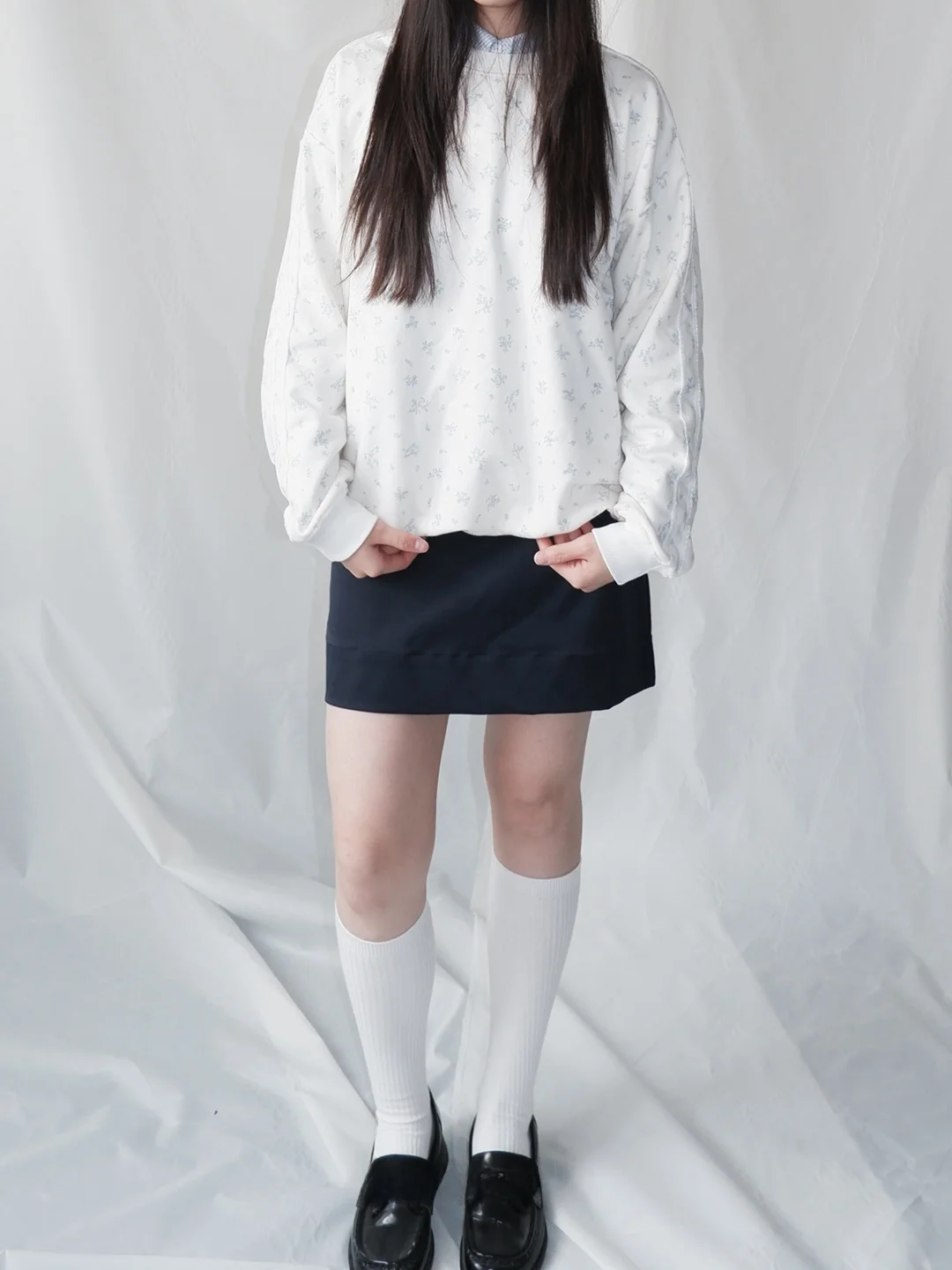 

Mossfifi Original Oversized Long Sve Sweatirt Pure Cotton Ba Angel Wings Loose Fit Women's Crew Ne Pullover Hoodie