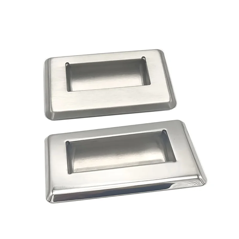 

1PCS Stainless Steel Drawer Handle With Embedded Invisible Concealed Industrial Machinery Electrical Cabinet Door Handle Hardwar