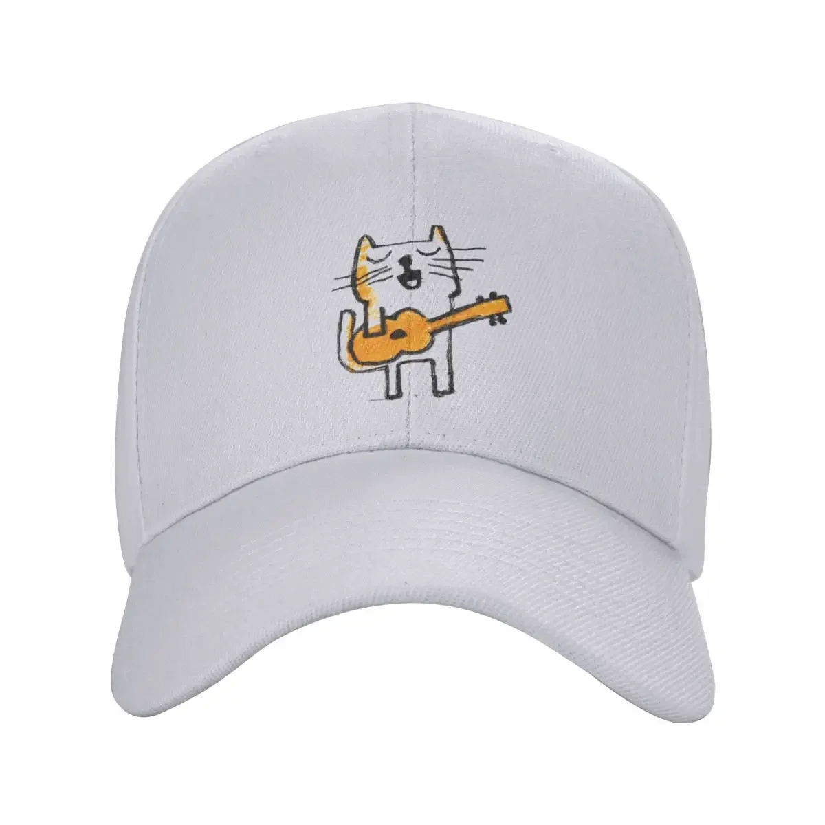 Ukulele Cat Baseball Cap Visor Sun Cap Sports Cap Dropshipping Mens Hats Women's