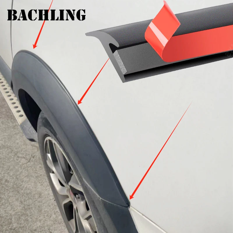 Car Rubber Seal Strip Small Slanted T-Type Seal Edge Gap Strips Waterproof Soundproof Protection Strips For Bumper Lip Headlight