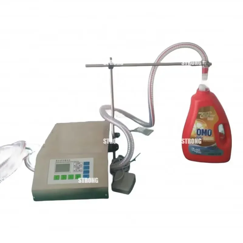 17L Large Flow Automatic Numerical Control Washing Liquid Lubricating Oil Edible Oil Quantitative Liquid Canning Machine