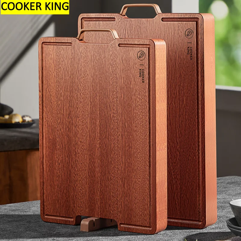 

COOKER KING разделочная доска из цельного дерева, двухсторонняя разделочная доска для кухни, разделочная доска для пиццы, сыра и сервировочная доска