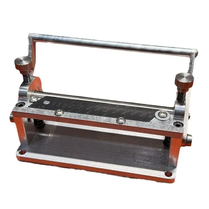 Máquina manual de desbaste de couro, pá de couro, faca fina, macia e dura, cavalo, quadril, cinto curtido vegetal, corte uniforme