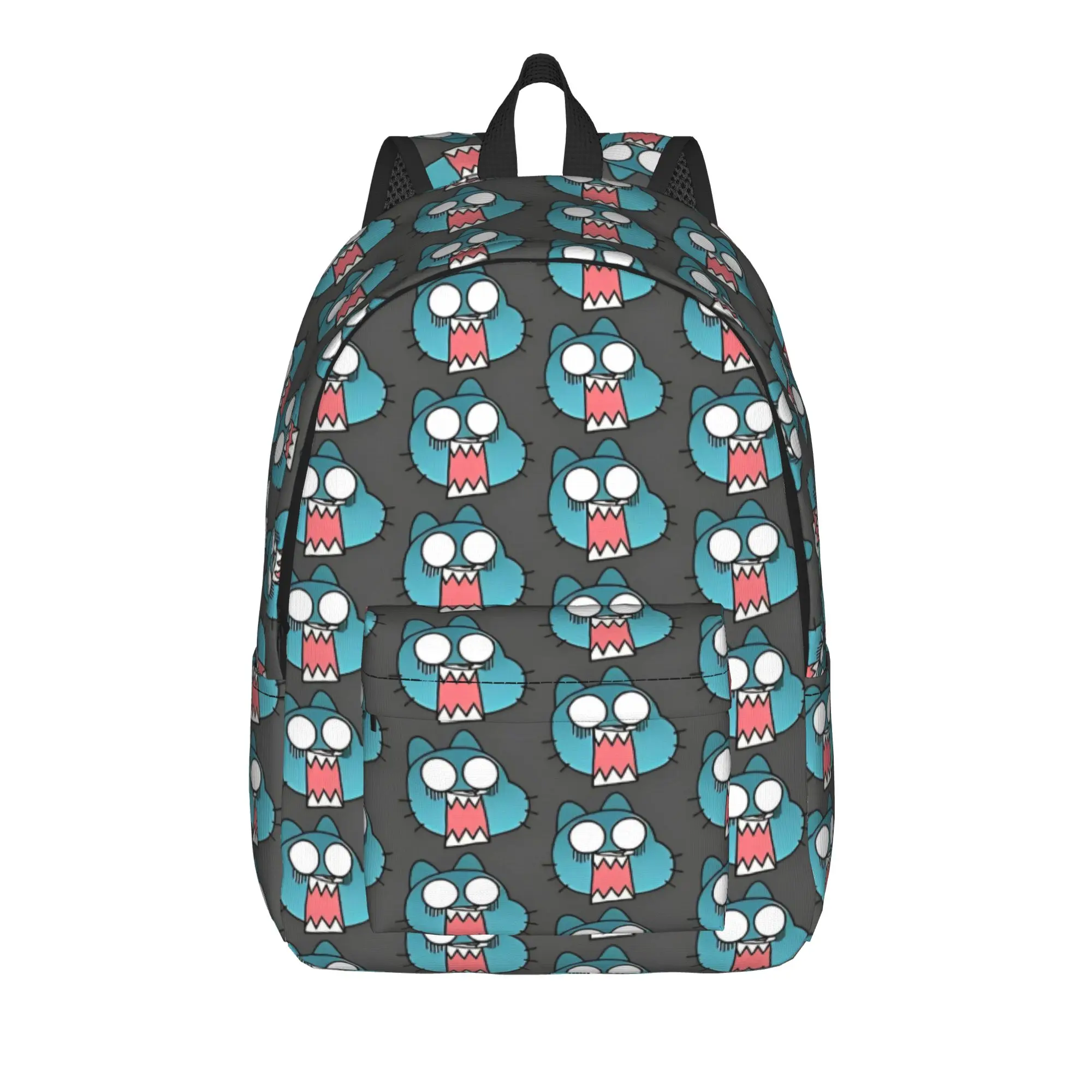 Gumballs  Backpack High School Hiking Travel Daypack Comedy The Amazing World Of Gumballs  Laptop Computer Canvas Bags Durable