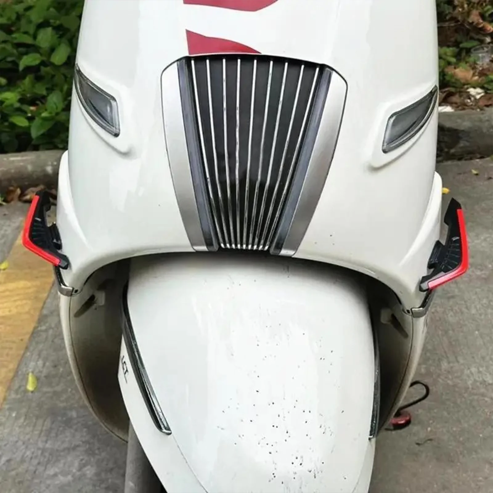 

1 пара мотоциклетных крылышек, аэродинамический спойлер, динамическое украшение крыла, наклейка для мотоциклов, скутеров