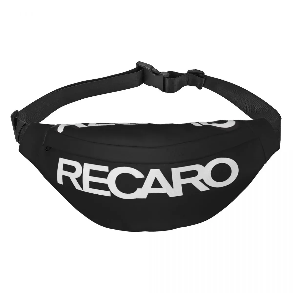 Recaros Fanny Pack Women Men Custom Sling Crossbody Waist Bag for Cycling Camping Phone Money Pouch