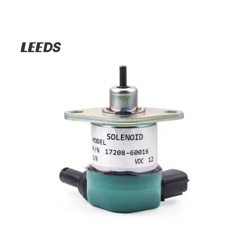 

D1005 D1105 D905 Engine Fuel Shutdown Solenoid Valve 17208-60016 17208-60015 Generator Parts DC 12v 24v Stop Solenoid Plastic