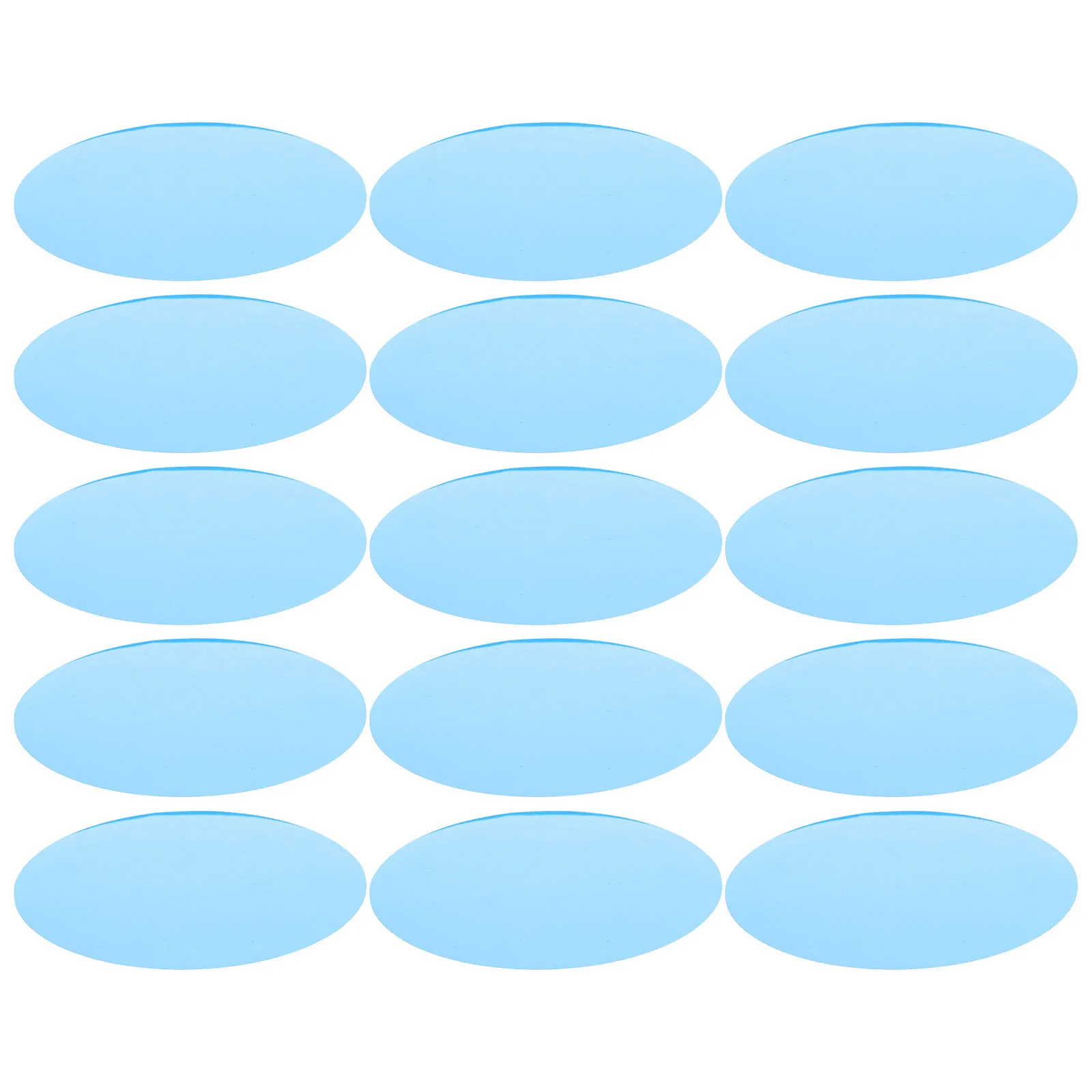 

15Pcs Lamp Color Filter Transparent Round Correction Film Sheets for Headlight Light Gel Filter Stickers Round Transparency Film