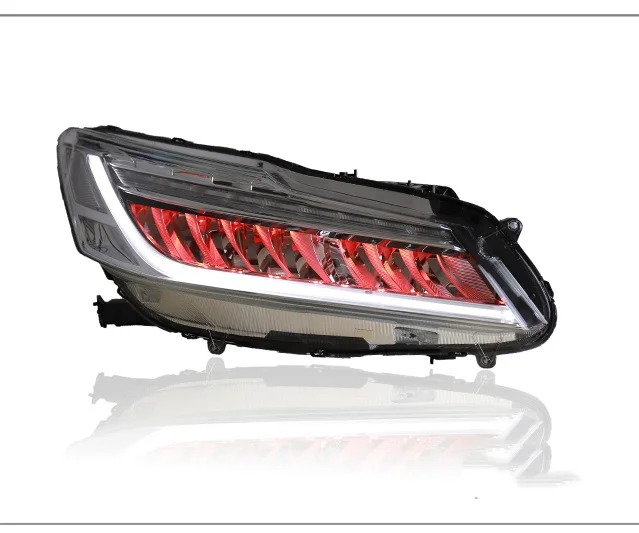 for 9.5 Generation Accord Headlamp Assembly Modification Featuring Guide Daytime Running Lights Flowing Turn Signals