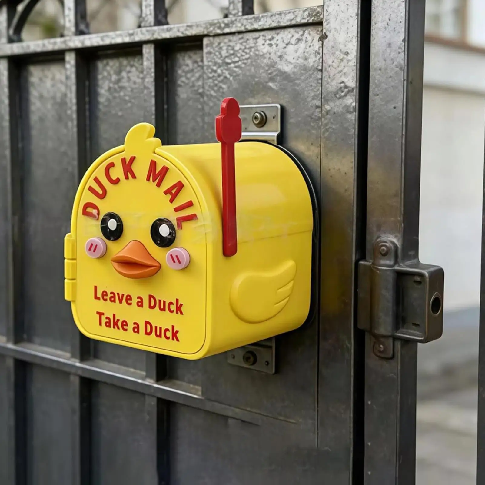 Magnetic 3D Printed Duck Mailbox Cruise Door Decor with 2 Ducks For Family Kids Sailor, Cabin Pool Birthday Spring Party