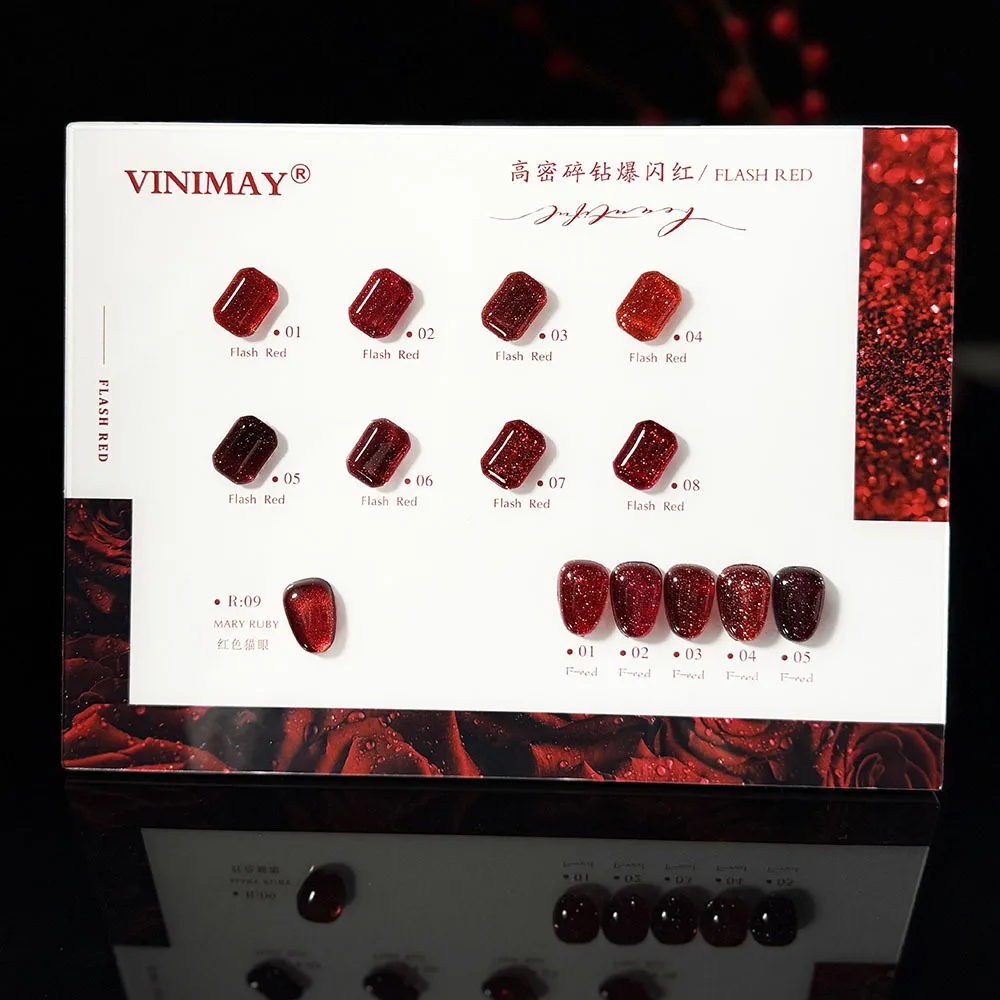 VINIMAY Glitter Gel Nail Polish Set  Long Lasting Soak Off UV LED Nail Gel Polish Nail Art Starter Manicure Salon DIY At Home