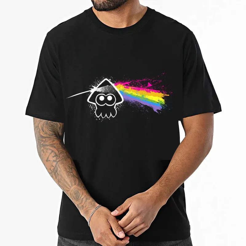Cute Cartoon Videogame Splatoon Gift T Shirt for Gamer 1231 Short Sleeve Graphic Clothes 100% cotton Unisex Tee US Size S-6XL