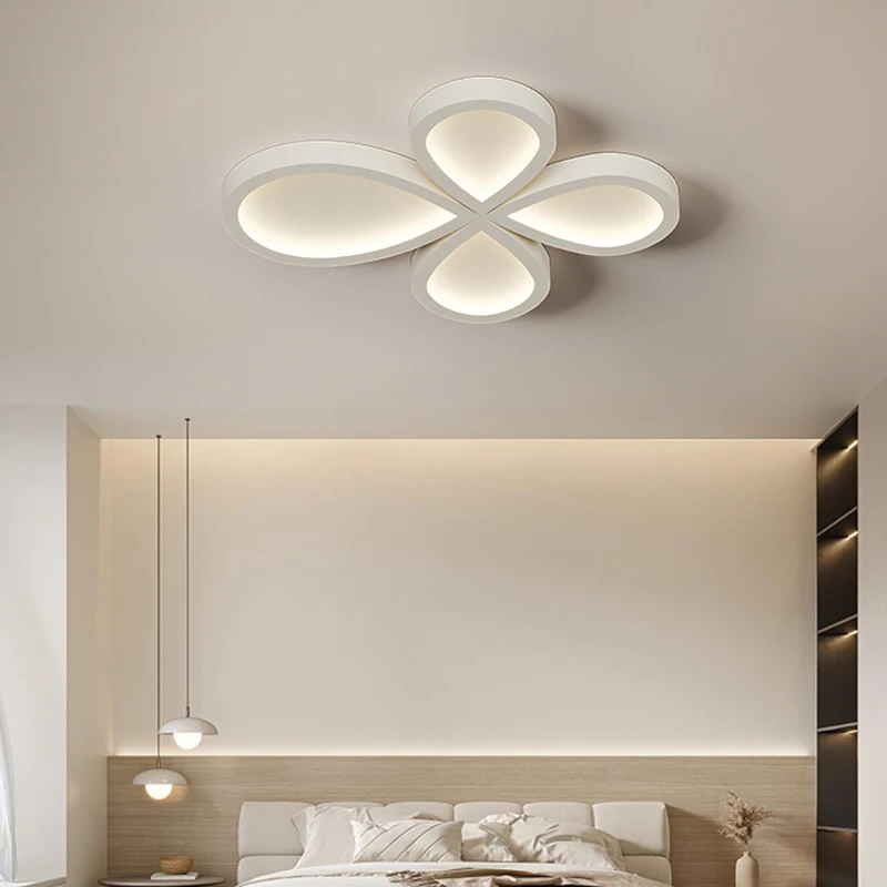 Full Spectrum Eye Protection Living Room Ceiling Lights Simple Modern Creative Geometric Rectangular Bedroom Study Smart Lamp