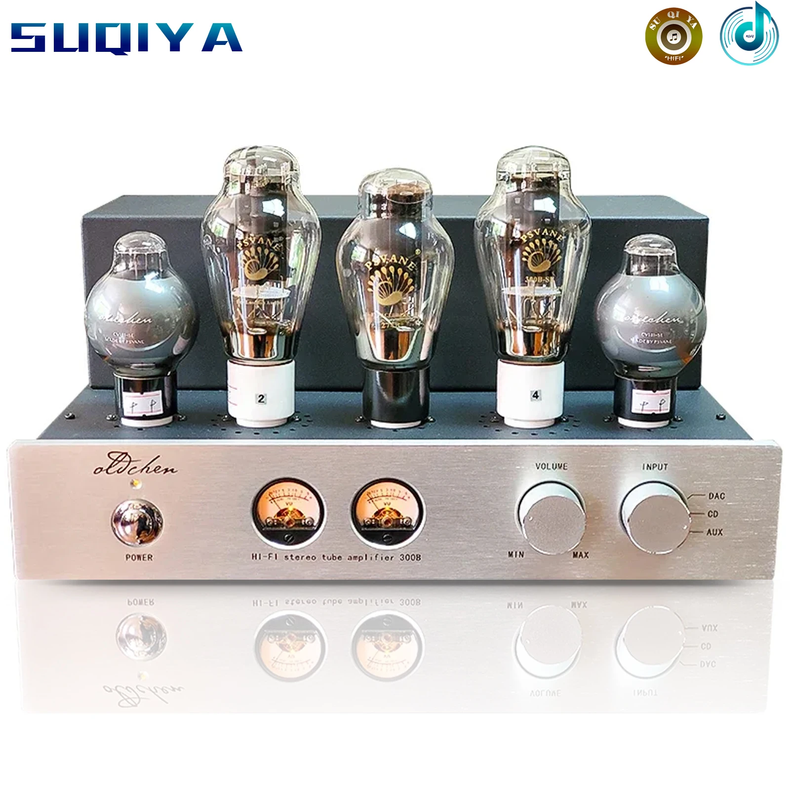 

300B Tube Amplifier Single-ended Pure Class A Home Theater HIFI Sound Auido Amplifier 5U4G + 6H8C / 274B + CVS181-SE