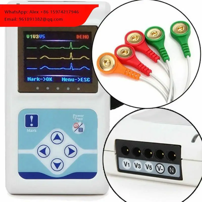 

CONTEC TLC9803 3 Channel ECG Holter System Holter Monitor ECG