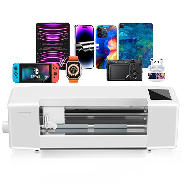 

Factory Direct Tpu Hydrogel Film Cutting Plotter Back Stickers Cutting Machine Mobile Screen Protector Cutting Machine