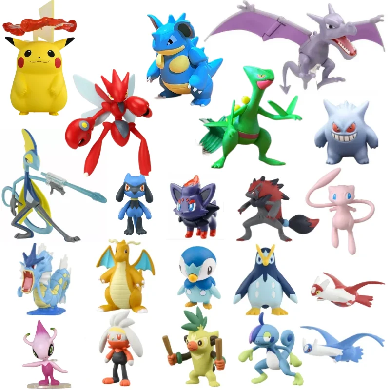 Figurines Pokémon Mignonnes et Intéressantes, Toutes Livrées avec Pokeball, Rare Légende, Bonne Qualité, Apparence Kawaii, Cadeau Anime pour Enfant