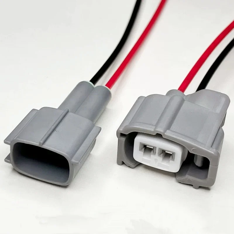 1PCS FOR DENSO 2 Pin Diesel Common Rail Injector Wire Connect Plug