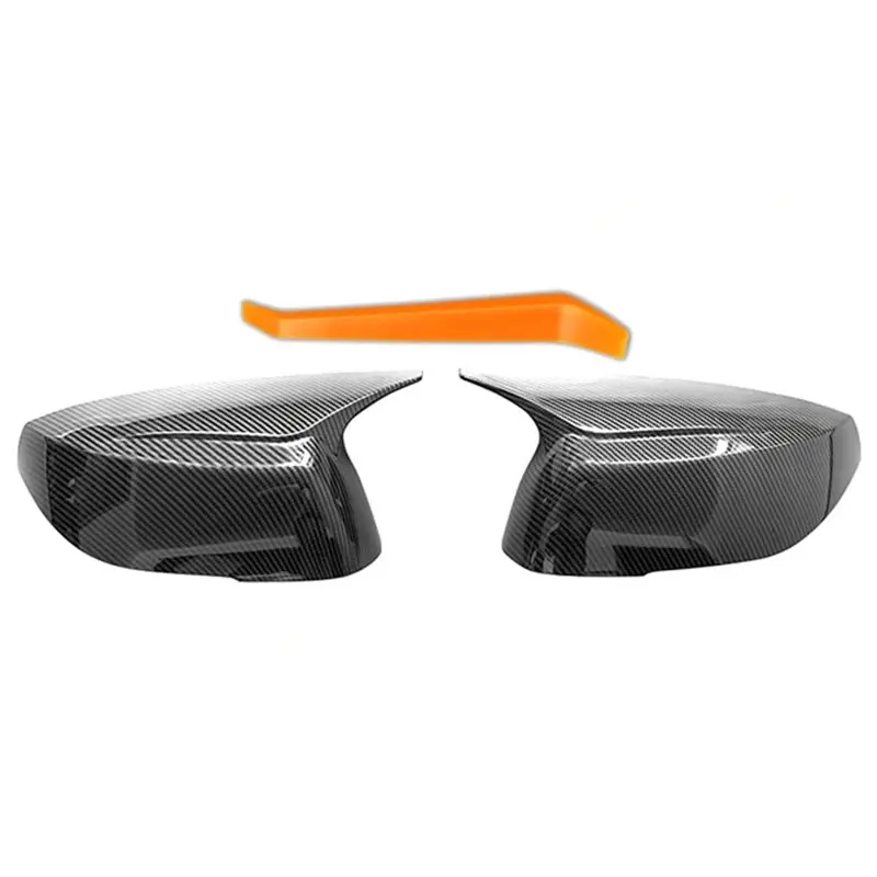 

Rearview Mirror Cover Side View Mirror Covers 963744GA0H 963734GA0H For 2014-2022 For Infiniti Q50 Q60 QX30 Q70 Carbon Fiber