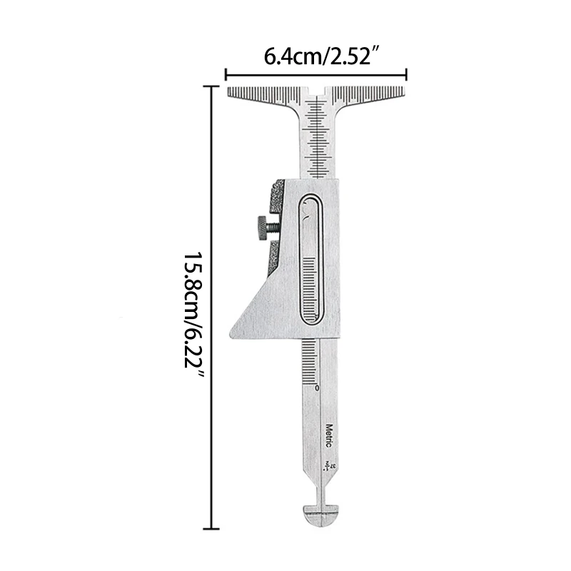 Lassen Pijp Gauge Bereik 0-32mm Dual Unit Rvs Lassen Meetinstrument Pijp Gauge Naad Inspectie liniaal Tool Dropship