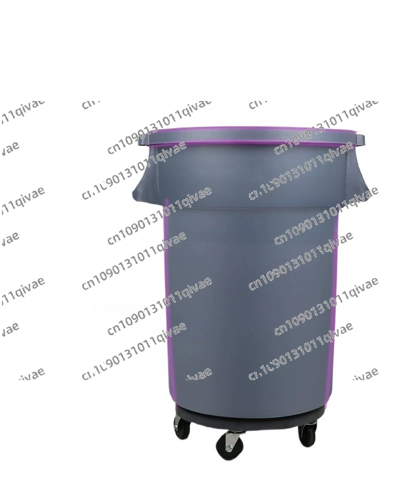 

cleaning round large trash can large capacity catering plastic water storage tank kitchen outdoor commercial trash can