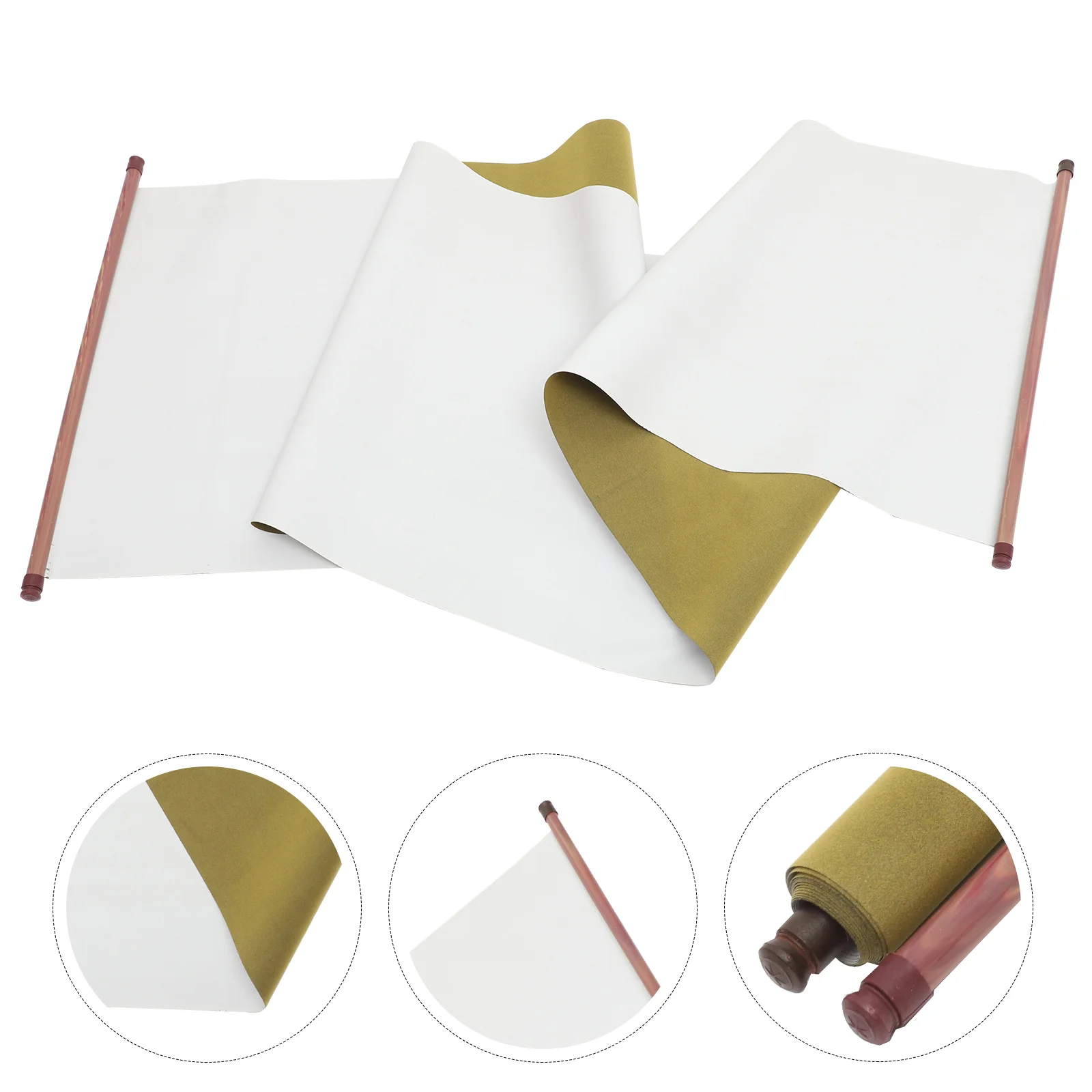 Water Writing Cloth Chinese Cloth Water Scroll Paper Reusable Chinese Drawing Painting Scroll Practicing Tool