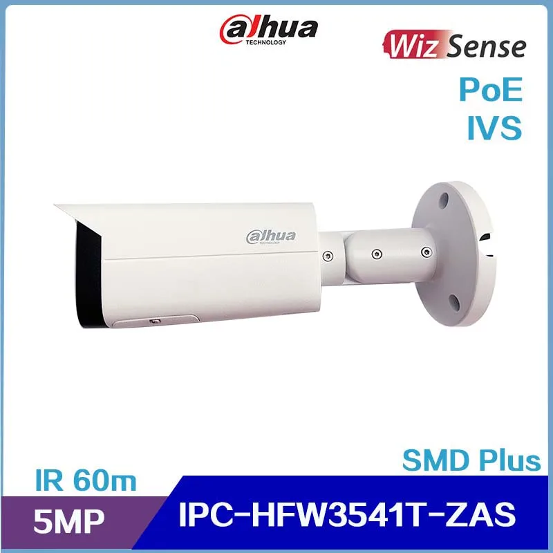 

IPC-HFW3541T-ZAS DaHua 5MP IP Camera Lite AI IR Vari-focal Bullet Network Camera H.265+ IP67 protection