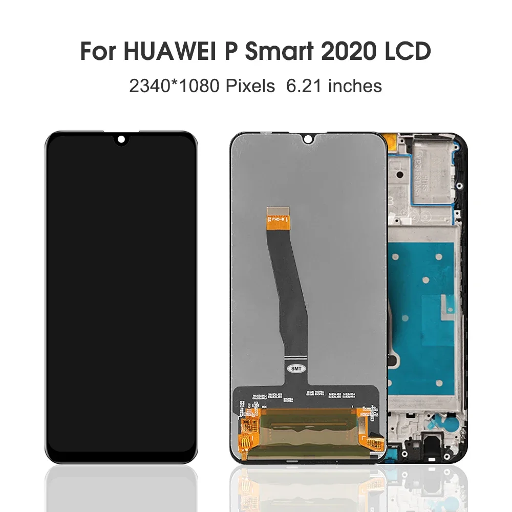 Dla HUAWEI P Smart 2020 6.21 \'na PSmart2020 wymiana zespołu digitizera z wyświetlaczem LCD