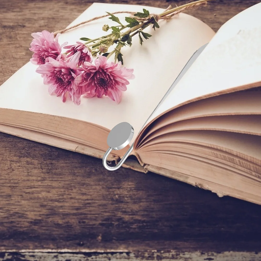 

1Pcs Alloy Bookmark Swan Neck Style Book Marker Page Holder Decoration Gift for Readers Students Writers Graduates Book Lovers