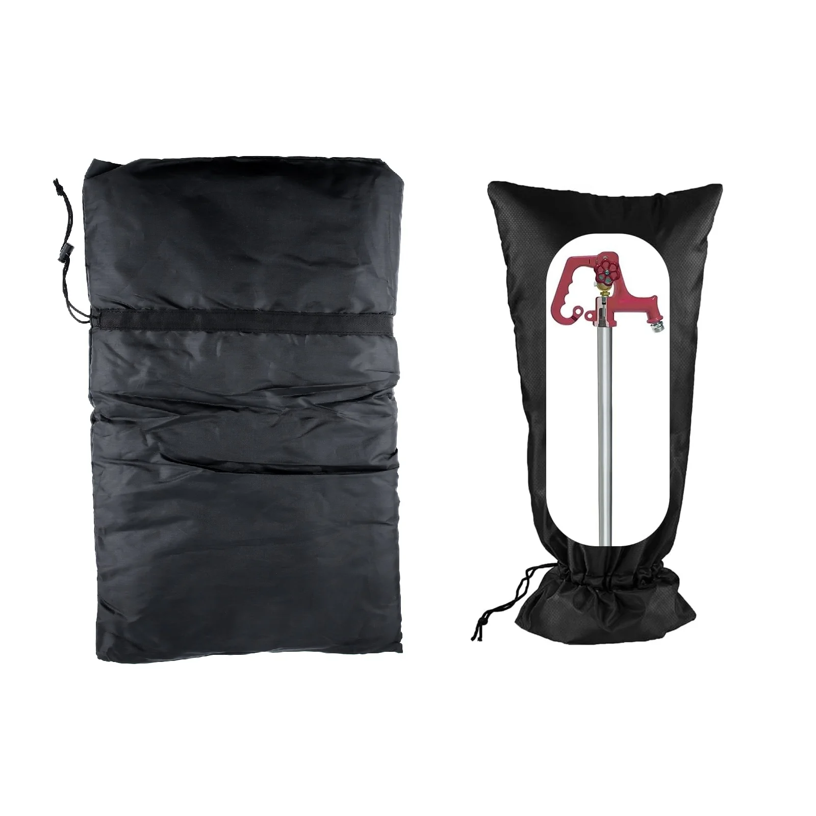 

Outside Tap Cover Sprinkler Freeze Sleeve Winter Garden Lawn Yard Faucets Protector Reusable 62cm/24.4Inch Waterproof Insulated