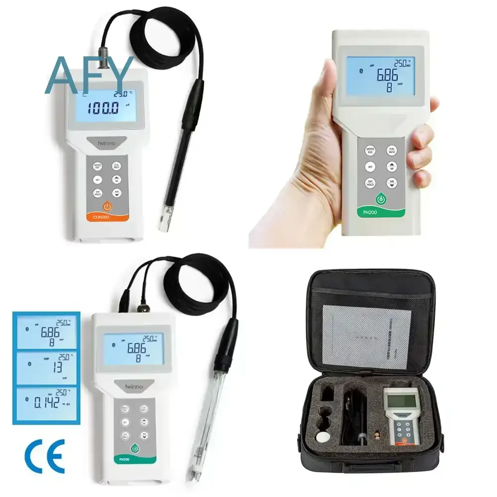 Handheld Portable Dissolved Oxygen Meter for Aquaculture for pH Sensor for Water Quality Testing for Fish Farming for