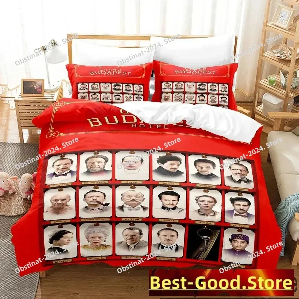 

3D Print The Grand Budapest Hotel Bedding Set Boys Girls Twin Queen King Size Duvet Cover Pillowcase Bed boys Adult