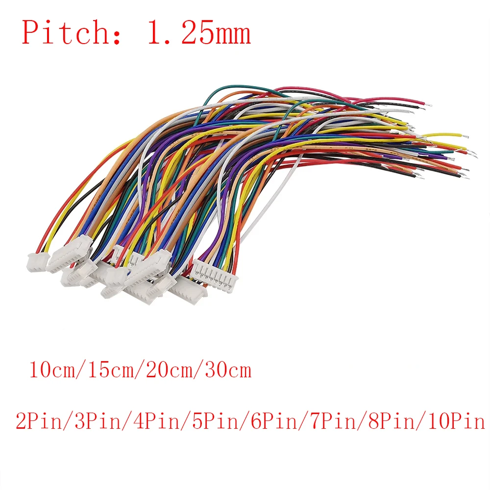 10Pcs Jst 1.25Mm Fe… - image