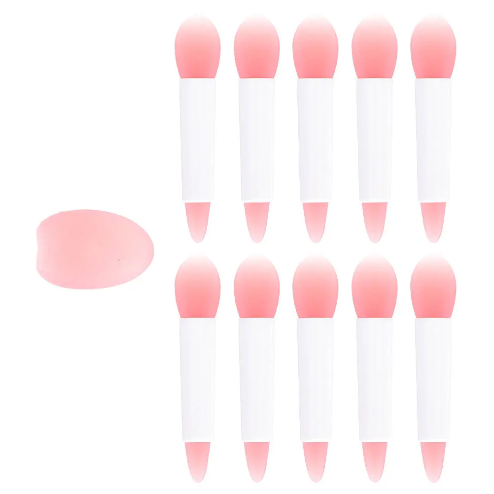 1 Zestaw Silikonowych Aplikatorów do Ust Delikatne Miękkie Pędzelki do Szminki Narzędzia Kosmetyczne Akcesoria do Makijażu na Podróże Peeling do Ust